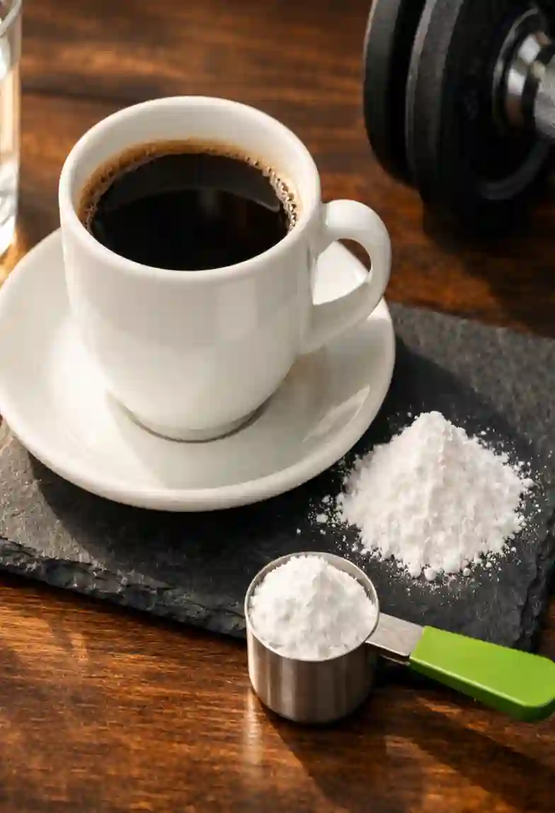 مصرف کراتین و قهوه
