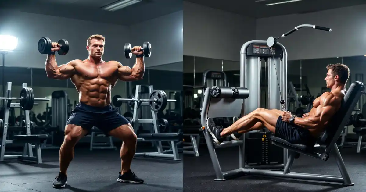 تمرین با وزنه‌های آزاد یا دستگاه‌ها؟ کدام به رشد عضله بیشتر می‌انجامد؟