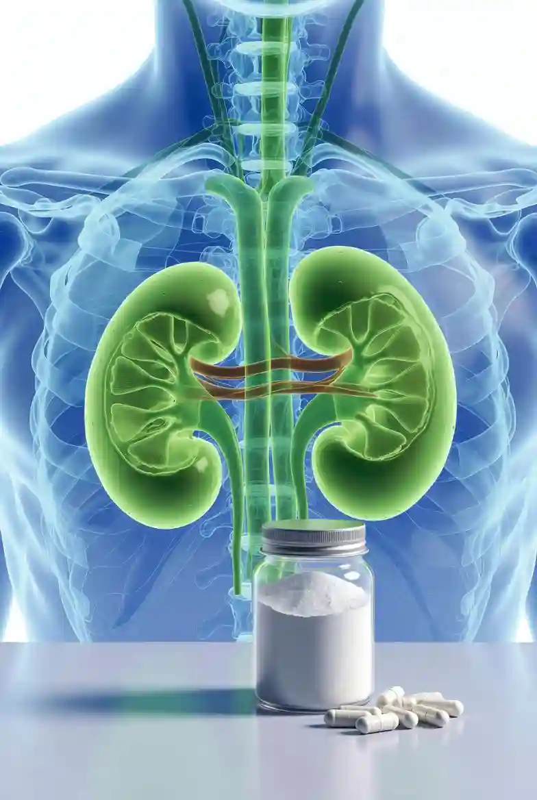 عوارض کراتین بر کلیه‌ها :
