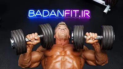 پرس سینه با دمبل