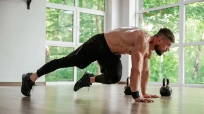 حرکت کوه نورد برای عضلات شکم Mountain Climber