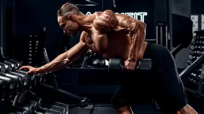 زیر بغل تک دمبل خم